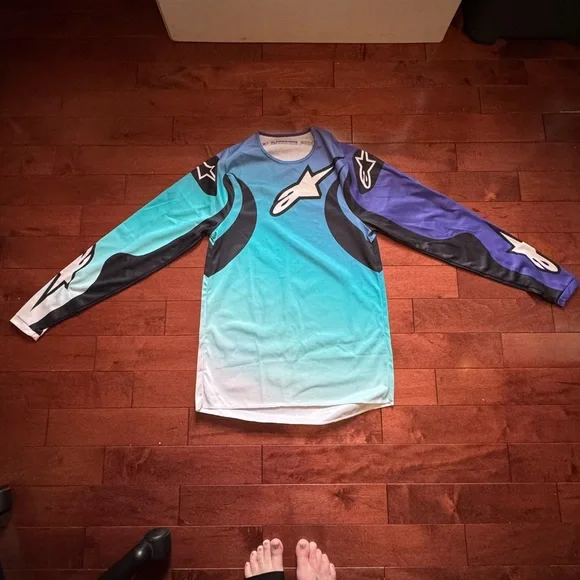 AlphineStars Stella Fluid Women’s Moto Jersey - Picture 2 of 6